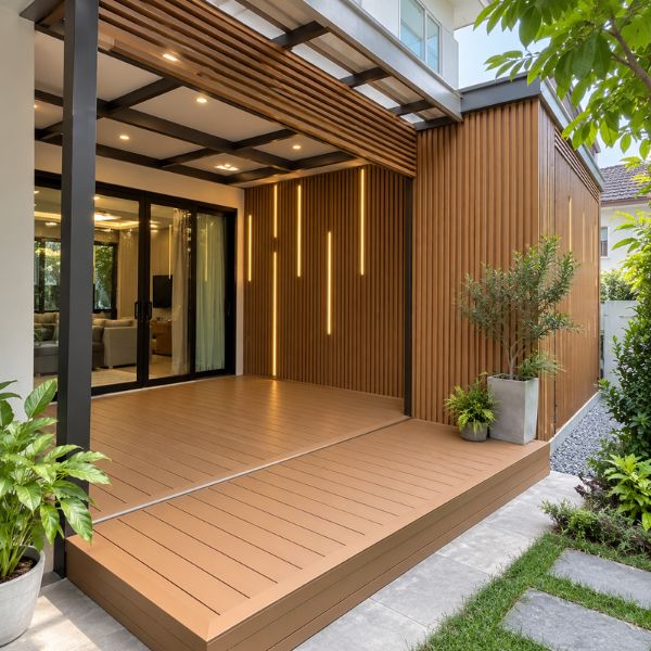 พื้นรอบสระไม้เทียม WoodWorks #44