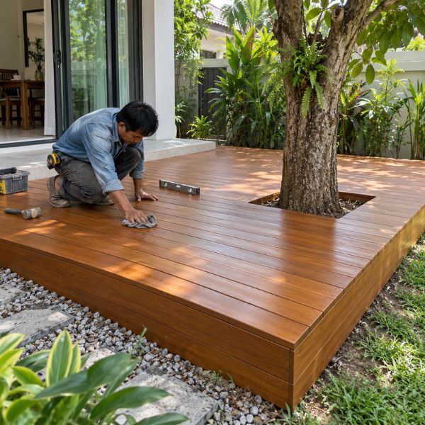 งานตกแต่งภายนอกไม้เทียม WoodWorks #8
